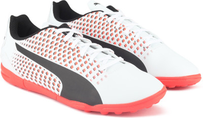 

Puma Boys & Girls Lace Football Shoes(White, White-black-fiery coral