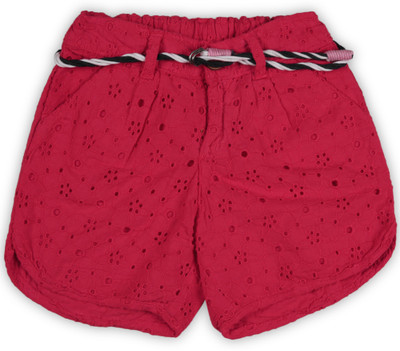 

VITAMINS Short For Girls Casual Solid Cotton(Red, Pack of 1, Tomato