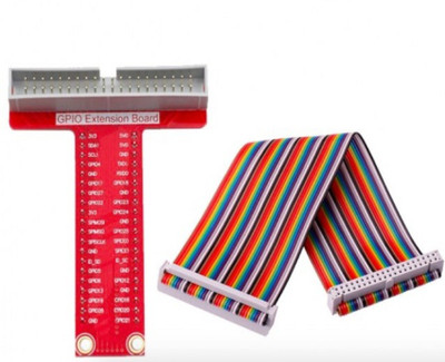 

SunRobotics RASPBERRY PI T-COBBLER GPIO BREAKOUT WITH CABLE(Red)
