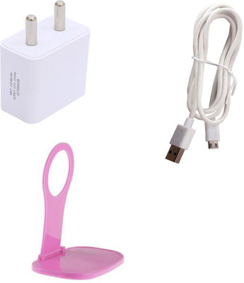 TROST Wall Charger Accessory Combo for Moto E4 Plus(White)