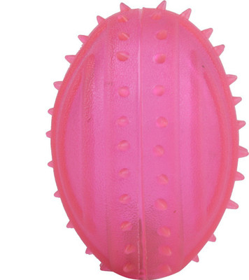 

W9 High Quality Natural Rubber Translucent Drum Shape Ball Toy (With Inside Bell) For Puppy Rubber Chew Toy For Dog