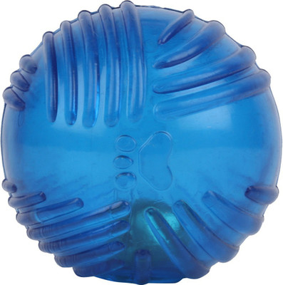 

W9 High Quality Natural Rubber Translucent Ball Toy (With Inside Bell) For Puppy Rubber Chew Toy For Dog