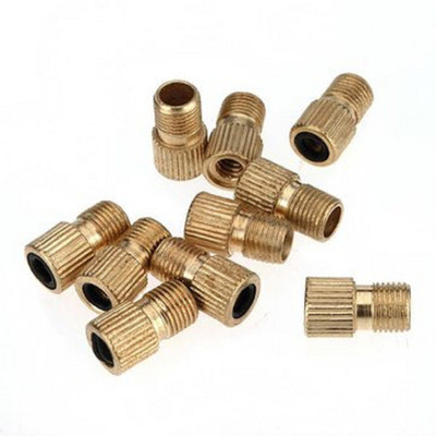 Generic Bicycle Bike Valve Adapter New Bicycle Pump Bicycle Pump(Gold)