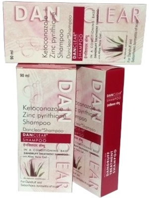 

DANCLEAR SHAMPOO IN A CONDITIONING BASE DANDRUFF TREATMENT SHAMPOO (Pack Of 3*90 ml )(270 ml)