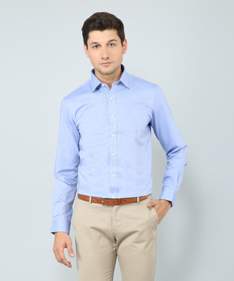 ARROW Men Solid Formal Light Blue Shirt