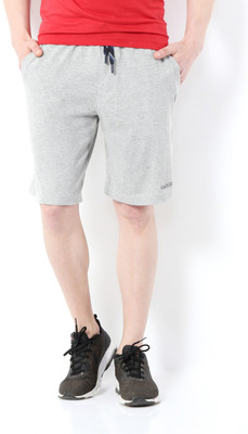 Van Heusen Solid Men Grey Bermuda Shorts