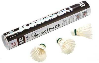 

Kawasaki Club King 8E Feather Shuttle - White(Medium, 77, Pack of 1)