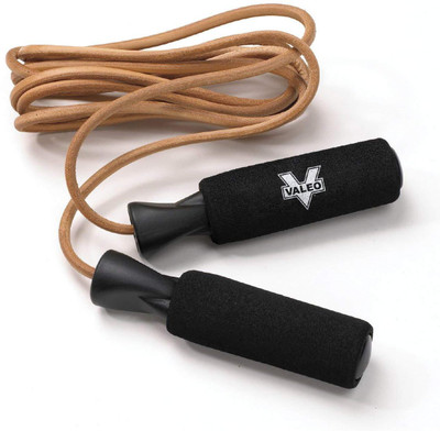 

Valeo Leather Jump Rope With Molded Handles Speed Skipping Rope(Brown, Pack of 1)