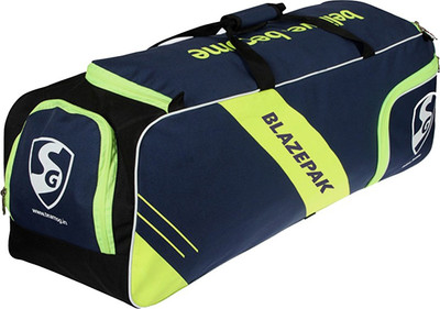 

SG Blazepak Cricket Kit Bag with additional Shoe Compartment Kit Bag(Blue, Kit Bag, Navy/lime