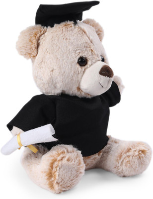 

My Baby Excels Graduate Bear Plush - Black 24 cm - 24 cm(Black)