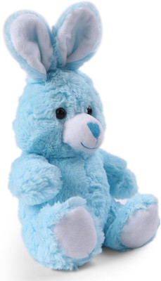 My Baby Excels Cute Smiling Rabbit Plush- Blue 25cm - 25 cm(Blue)