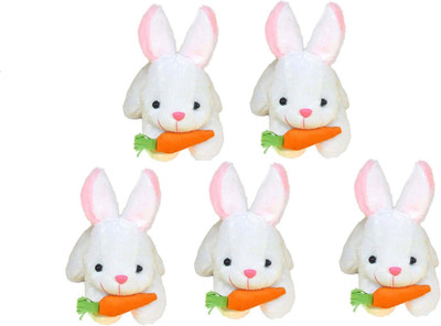 

Clickfordeal Rabbit with Carrot - 26 cm(White)