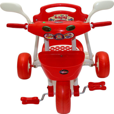 

STEPUPP BABY TRICYCLE FOR KIDS WITH BACK BASKET WITH MUSICAL KIDS TRICYCLE RED,WHITE COLOUR KIDS TRICYCLE RECOMMENDED TRICYCLE FOR BABY GIRL OR TRICYCLE FOR BABY BOY OR TRICYCLE FOR TODDLER GIRL OR TRICYCLE FOR TODDLER BOY RECOMMENDED FOR TODDLER 1,2,3,4,