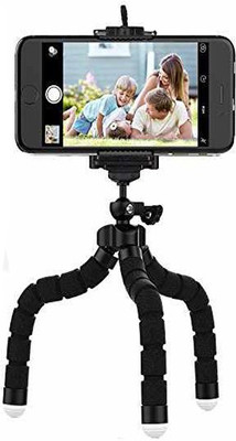 

BJORK Fully Flexible Foldable Octopus Mini Tripod Stand for Mobile Camera , DSLR , Smartphone & RES12-9 Action Cameras | Twist It | Bend It | Tilt It | With Universal mobile holder. Tripod, Tripod Kit(Multicolor, Supports Up to 3.5)