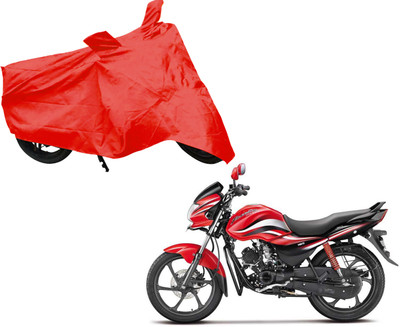 AUTO PEARL Two Wheeler Cover for Hero(Passion Pro, Red)