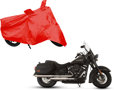 AUTO PEARL Two Wheeler Cover for Harley Davidson(Diavel, Red)