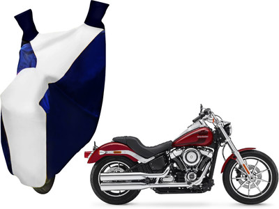 AUTO PEARL Two Wheeler Cover for Harley Davidson(Diavel, White, Blue)