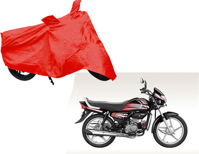 AUTO PEARL Two Wheeler Cover for Hero(HF Deluxe, Red)