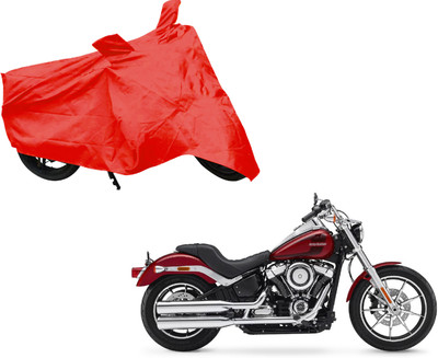 AUTO PEARL Two Wheeler Cover for Harley Davidson(Diavel, Red)