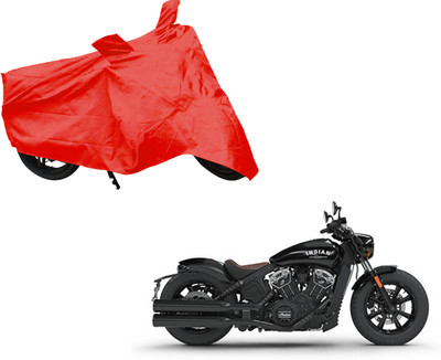 AUTO PEARL Two Wheeler Cover for LML(Bobber 350, Red)