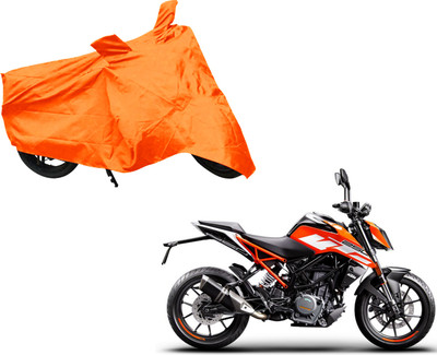 AUTO PEARL Two Wheeler Cover for KTM(Duke 200, Orange)