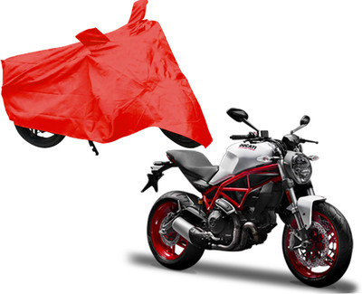AUTO PEARL Two Wheeler Cover for Ducati(Monster 796 S2R, Red)
