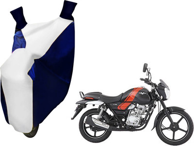 AUTO PEARL Two Wheeler Cover for Bajaj(GS, White, Blue)