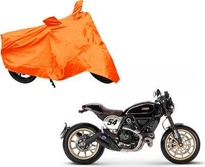 AUTO PEARL Two Wheeler Cover for Ducati(Scrambler, Orange)