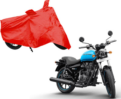 AUTO PEARL Two Wheeler Cover for Royal Enfield(Thunderbird 500, Red)