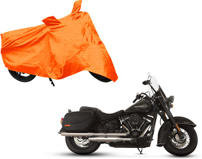AUTO PEARL Two Wheeler Cover for Harley Davidson(Diavel, Orange)