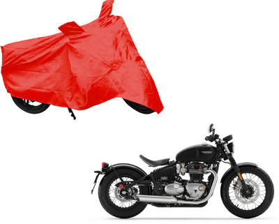AUTO PEARL Two Wheeler Cover for Triumph(Bobber 350, Red)