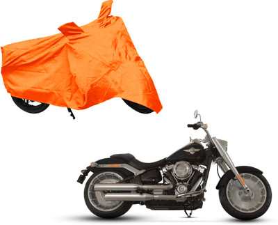 AUTO PEARL Two Wheeler Cover for Harley Davidson(Diavel, Orange)