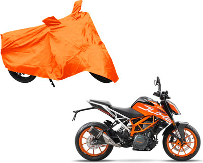 AUTO PEARL Two Wheeler Cover for KTM(Duke 390, Orange)