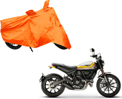 AUTO PEARL Two Wheeler Cover for Ducati(Scrambler, Orange)