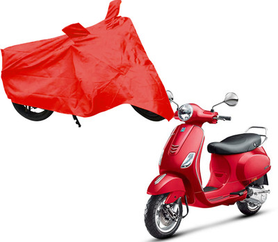 AUTO PEARL Two Wheeler Cover for Piaggio(Vespa, Red)