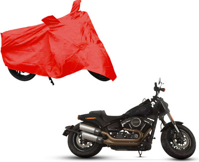 AUTO PEARL Two Wheeler Cover for Harley Davidson(Diavel, Red)