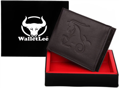 

WalletLee Men Casual Brown Genuine Leather Wallet(1 Card Slot)