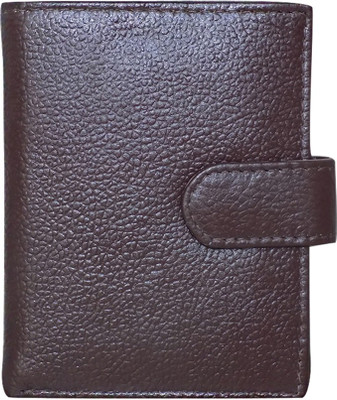 

Kan Men Formal Brown Genuine Leather Wallet(15 Card Slots)