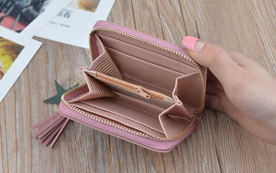 

SB Women Purple Artificial Leather Wallet(4 Card Slots), Cat-purple