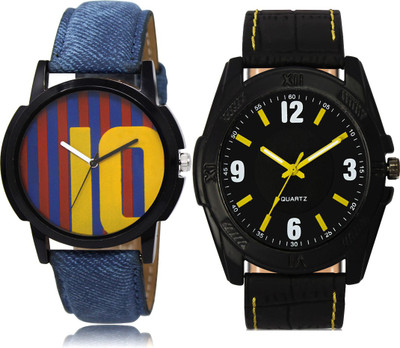 Icon Fashion New Stylish 10 Dum 010 Combo 017 Watch - For Men