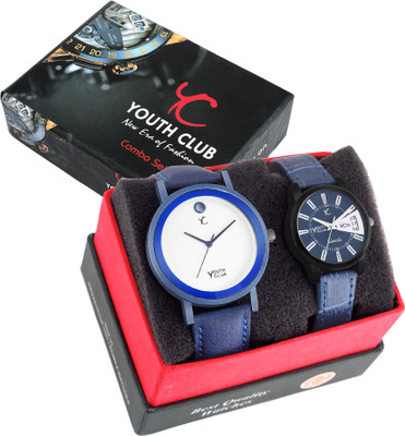 

Youth Club COMBO-MBULD220BKBU COMBO OF 2 Watch - For Men & Women