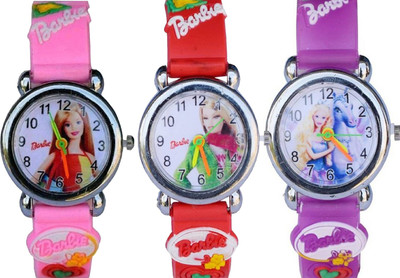 

Crysta Fashion Barbie Kids Watch (Crysta Fashion)_58 (Also best for Birthday gift and return gift for kids) Pack of 3, Watch - For Boys & Girls