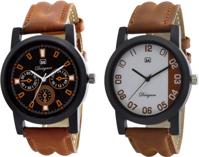 

Om Designer O-5-23 Analogue Combo of 2 Men's & Boy's Watch Lowest price Watch - For Men