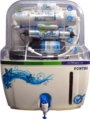 

Earth Ro System PONTUS 15 L RO + UV + UF + TDS Water Purifier(White)