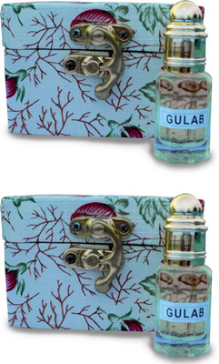 

ASHTAAROMAS Pure Rose Attar Pack of 2 (8 ML Each) Herbal Attar(Rose)