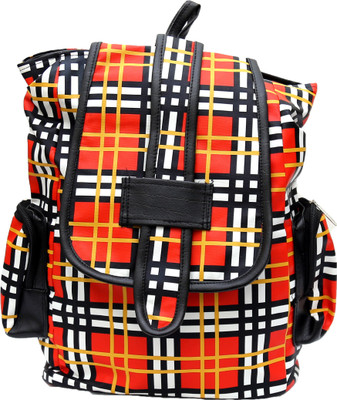 

SATYAM ENTERPRISES COLLAGE FOR GIRL 18 L Backpack(Orange, White)