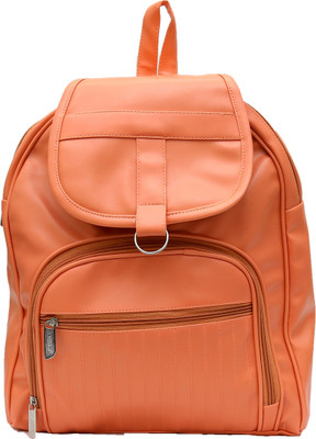

SATYAM ENTERPRISES COLLAGE BACKPACK FOR GIRL 20 L Backpack(Tan), Orange