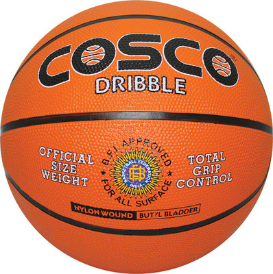 

Cosco Dribble Basketball - Size: 7(Pack of 1, Multicolor)