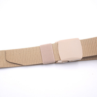 

LEX TAVIS Men & Women Casual Beige Nylon Belt