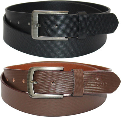 

Torque Dzinte Men Casual Black, Brown Genuine Leather Belt